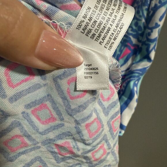 NWT Lily Pulitzer Target Girls Paisley Tier Maxi Dress XL 20th Anniversary - Picture 9 of 9